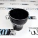 Силиконовый патрубок переход прямой 2"/3"( 51/76 мм) черный