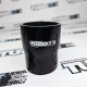 Силиконовый патрубок переход прямой 2,25" /2,5" ( 57/63 мм) черный