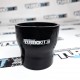 Силиконовый патрубок переход прямой 2,5"/3" ( 63/76 мм) черный