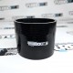 Силиконовый патрубок прямой 3,5" ( 89 мм) черный