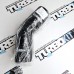Силиконовый патрубок угол 45 град. 2" ( 51 мм) черный