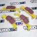 Тормозные колодки передние Yellowstuff Audi A4 A5 B9, A6 A7 C8, Q5 FY (суппорт ATE диск 318 338 мм) Тормозные колодки передние Yellowstuff Audi A4 A5 B9, A6 A7 C8, Q5 FY (суппорт ATE диск 318 338 мм)