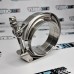 Хомут V-band c фланцами 89мм  3.5" быстросъемный на защёлке (нержавейка) 