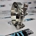 Хомут V-band c фланцами 89мм  3.5" быстросъемный на защёлке (нержавейка) 