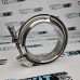 Хомут V-band c фланцами 102мм  4" быстросъемный на защёлке (нержавейка) 