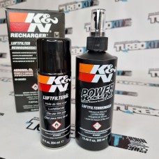 Набор для обслуживания воздушных фильтров K&N 99-5000EU / Пропитка + очиститель Набор для обслуживания воздушных фильтров K&N 99-5000EU / Пропитка + очиститель