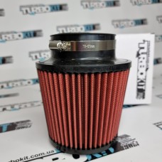 Фильтр воздушный нулевого сопротивления TURBO KIT 89mm мокрого типа