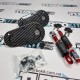 Замки капота D1 STYLE с ключами carbon Замки капота D1 STYLE с ключами carbon