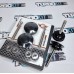 Замки капота кнопки 63mm (копмлект) Замки капота кнопки 63mm (копмлект)